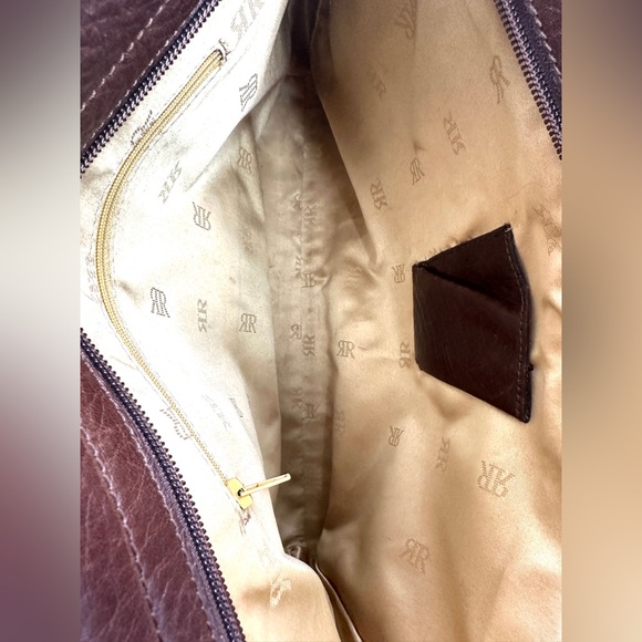 Piel Morena Brown Leather Large Briefcase Business Laptop Travel - Picture 11 of 11